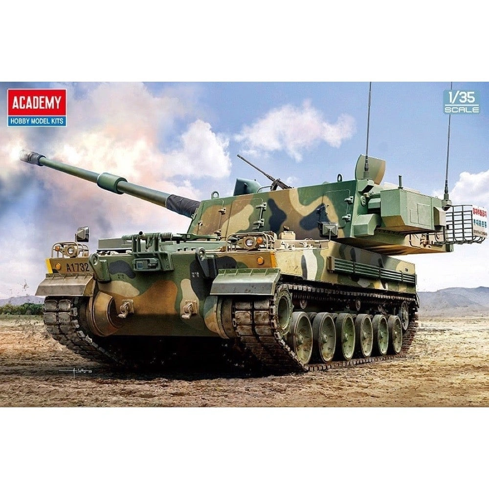 K9A1 Thunder Self-Propelled Howitzer 1/35 Scale Model Kit ROK Army